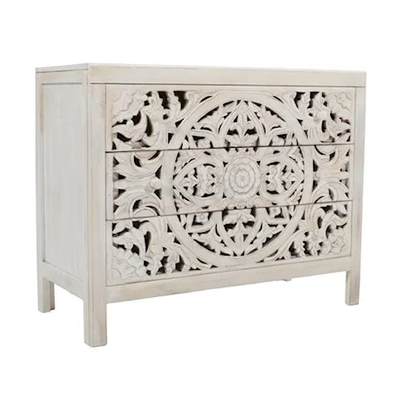 Global Accent Chest with 3-Drawers