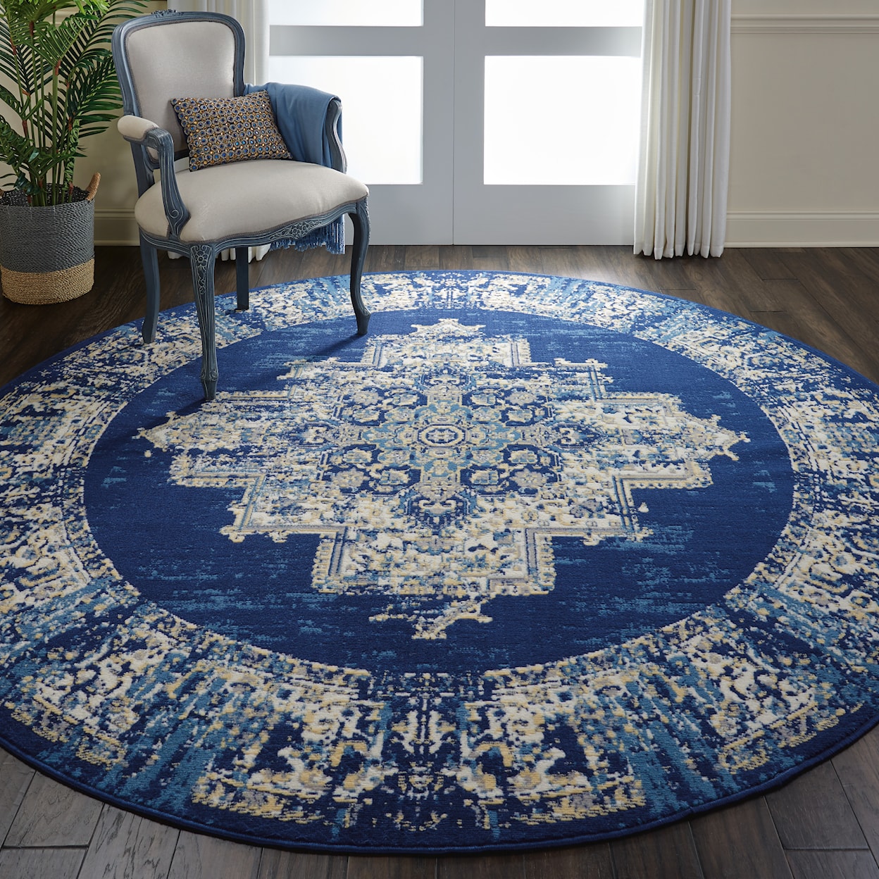 Nourison Grafix 8' Round  Rug