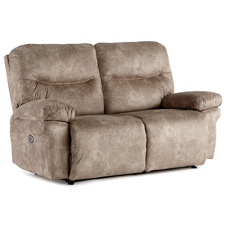 Manual Space Saver Reclining Loveseat