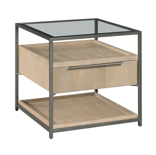 Contemporary Rectangular End Table
