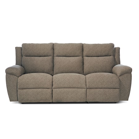 Power Reclining Sofa w/ Headrest &amp; Lumbar