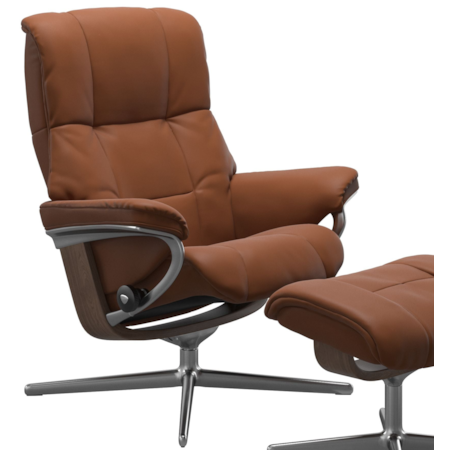 Small Recliner with Cross Base