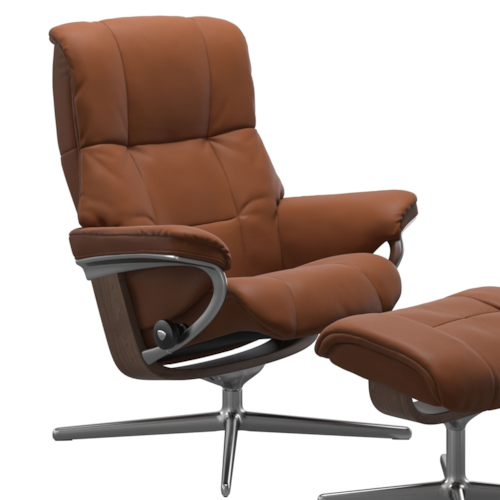 Small Recliner with Cross Base