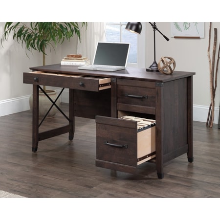 Single Pedestal Computer Desk