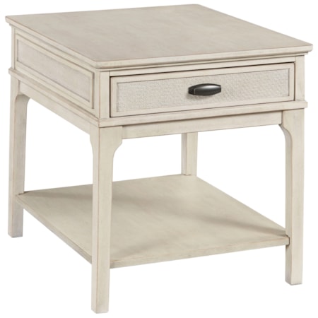 Rectangular 1-Drawer End Table