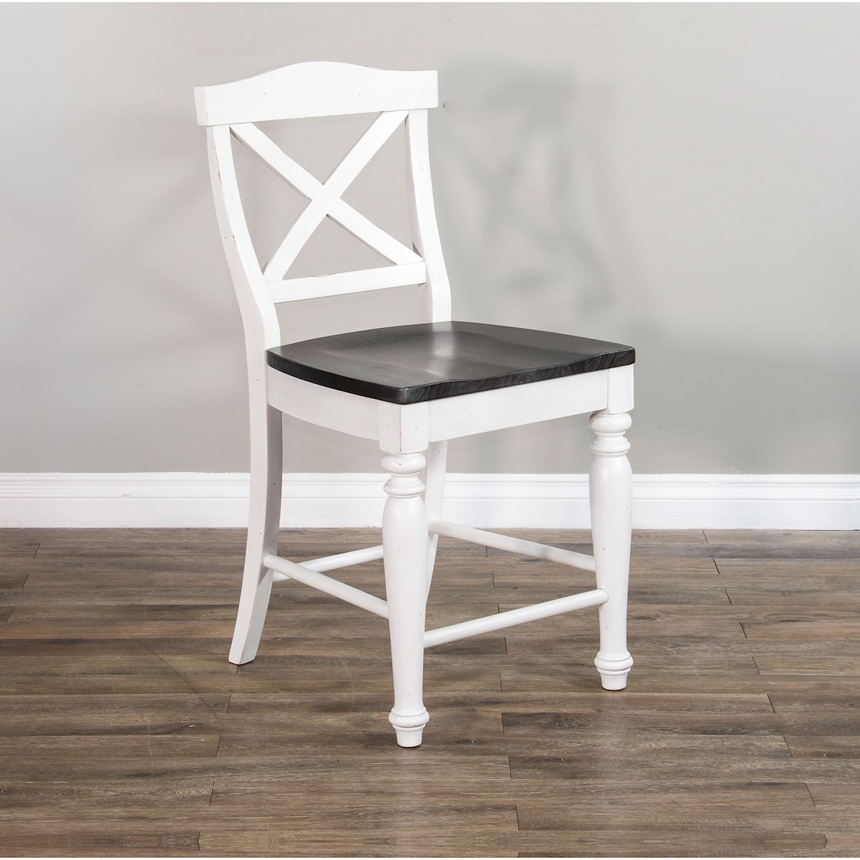 Sunny Designs Carriage House Crossback Barstool