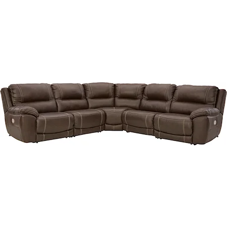 5-Piece Power Reclining Sectional