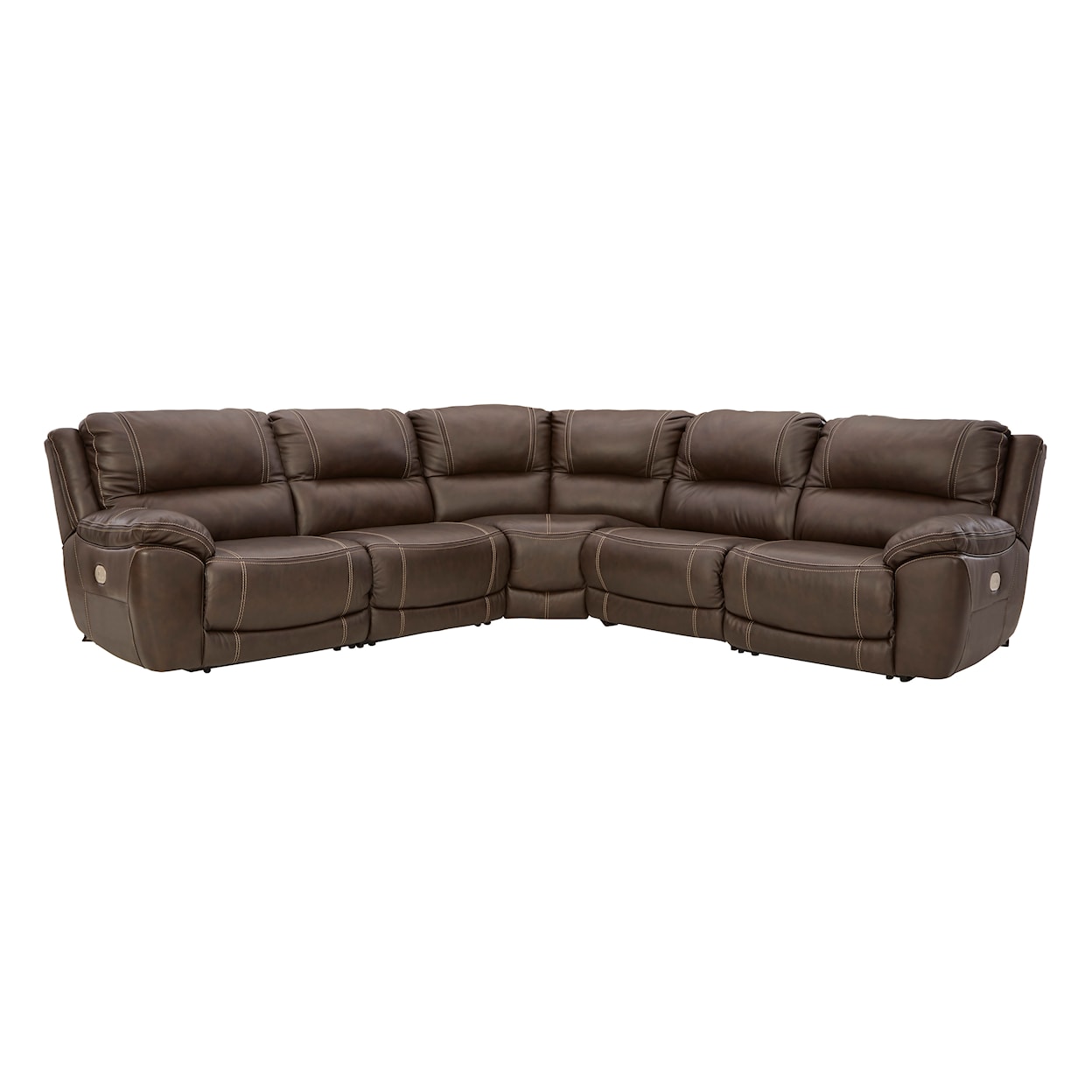 Ashley Furniture Signature Design Dunleith 5-Piece Power Reclining Sectional