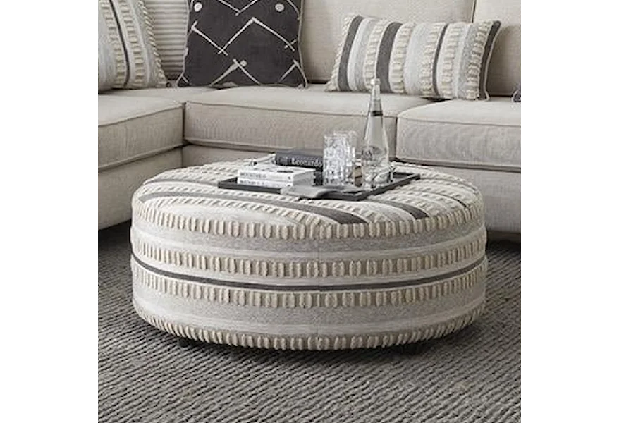 Persia Cocktail Ottoman by Albany at Royal Furniture