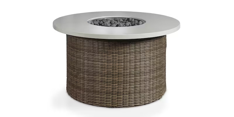 Huntington Outdoor Round Fire Table