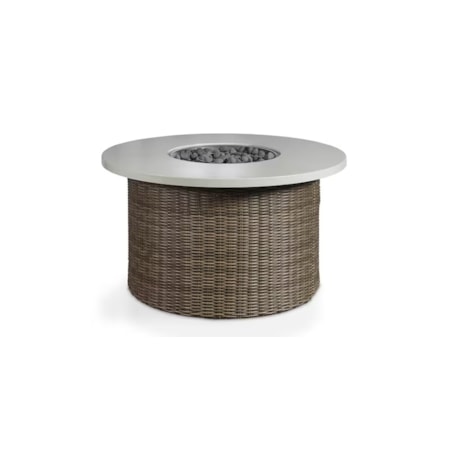 Huntington Outdoor Round Fire Table