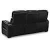 Signature Design by Ashley Boyington Power Reclining Sofa with Adj Headrest