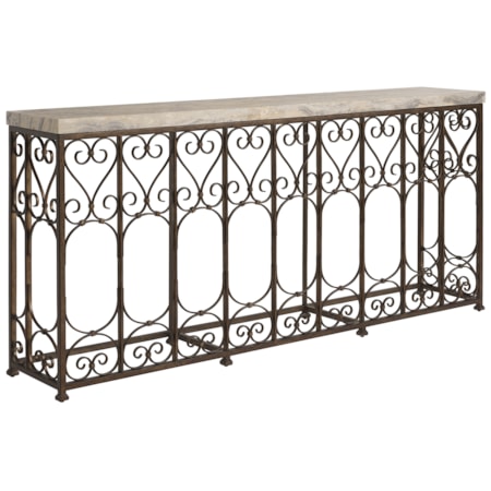 Fletcher Metal Console Table