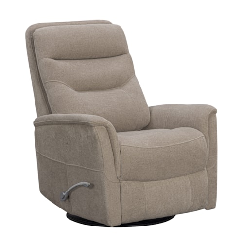 Casual Manual Swivel Glider Recliner with Articulating Headrest