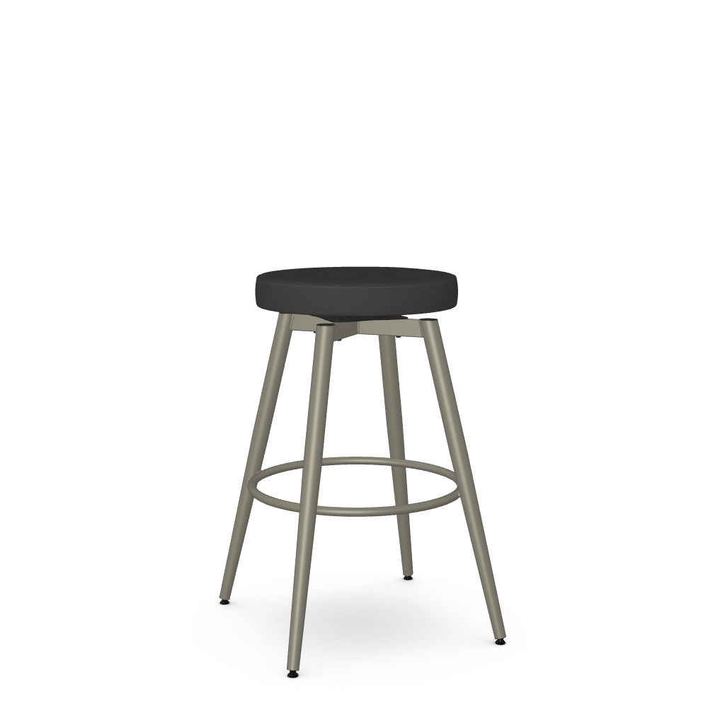 Upholstered Bar Height Swivel Stool