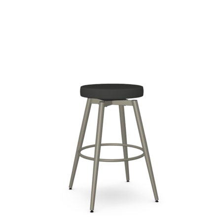 Upholstered Bar Height Swivel Stool