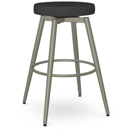 Upholstered Bar Height Swivel Stool