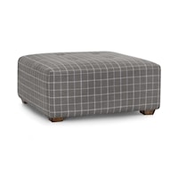 Contemporary Ottoman with Button Tufts