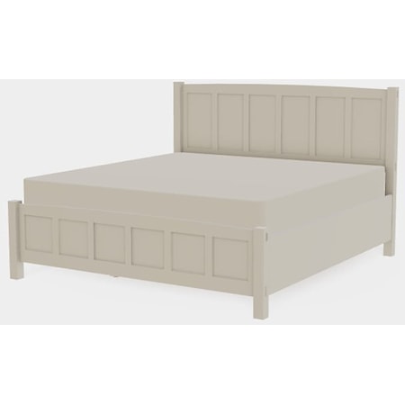 American Craftsman King Panel Bed with Left Drawerside Storage