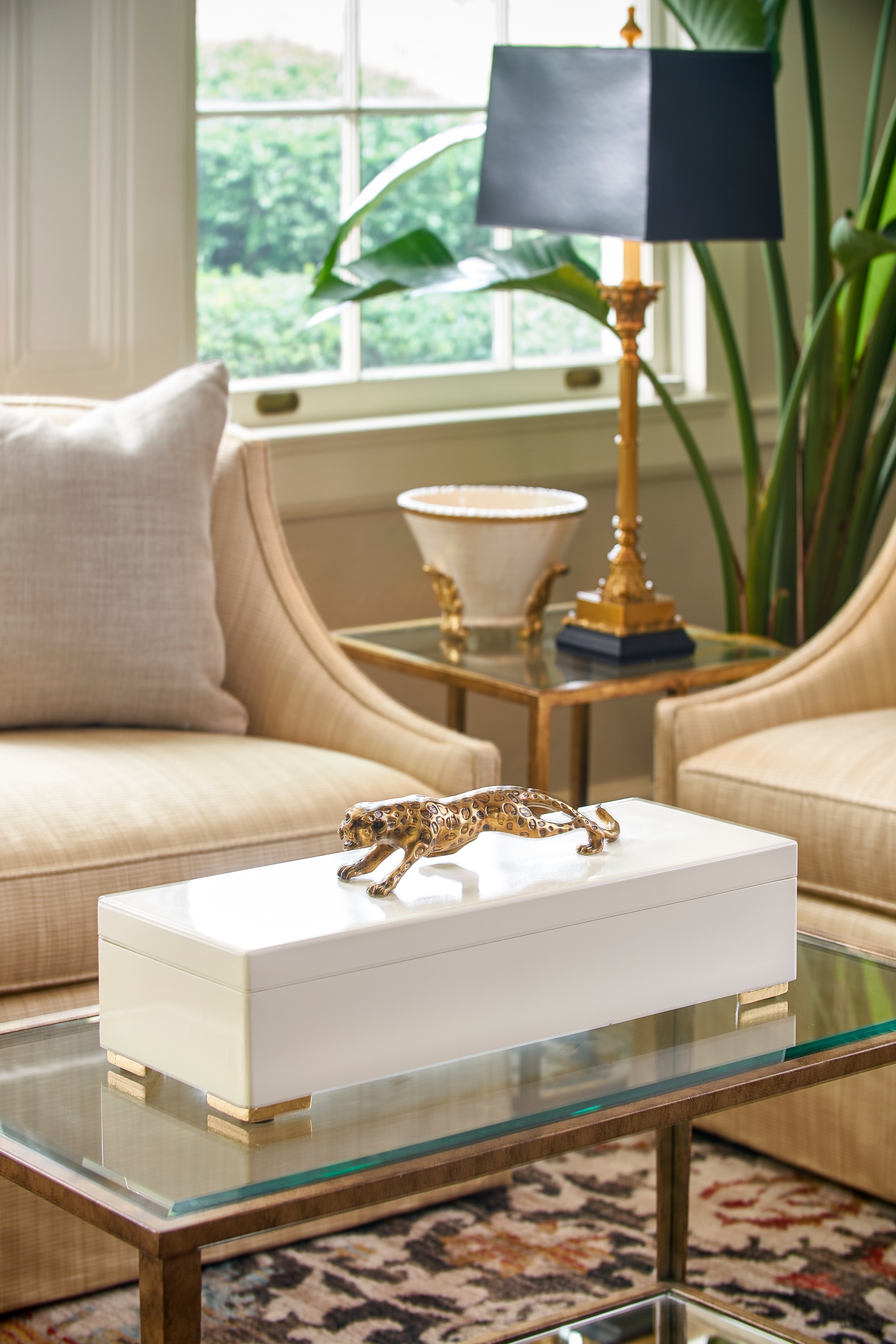 Chelsea House Chelsea House Misc Cheetah Box - Cream