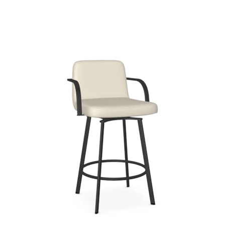 Upholstered Counter Height Swivel Stool