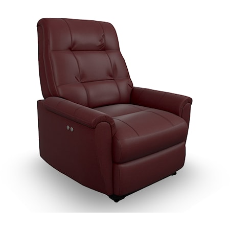 Felicia Space Saver Recliner with Button-Tufted Back