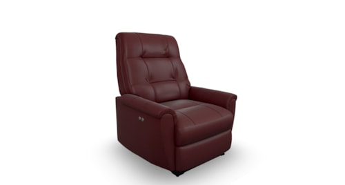 Felicia Space Saver Recliner with Button-Tufted Back