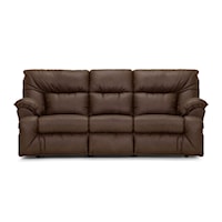 Casual Power Reclining Sofa with w/ Integrated USB Port