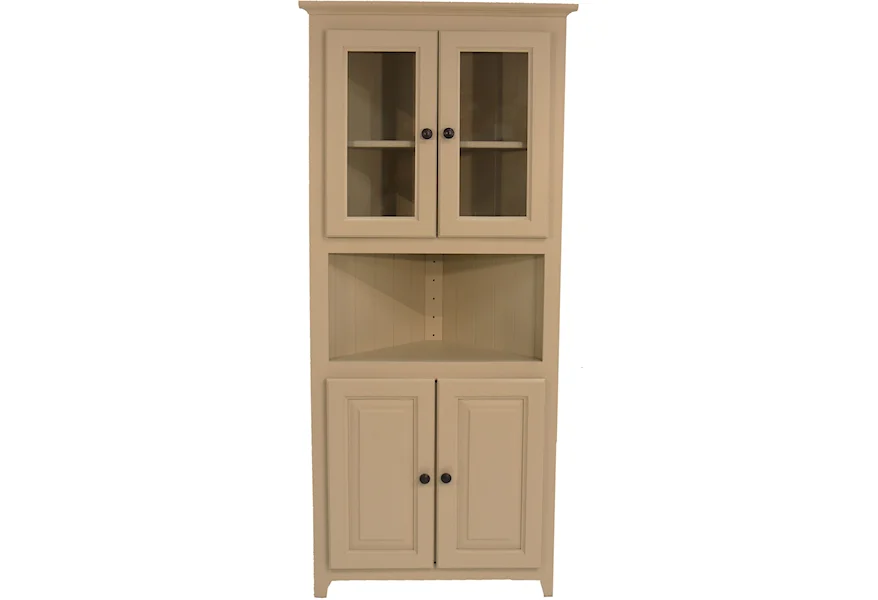 Pine Cabinets Corner Cabinet by Archbold Furniture at Esprit Decor Home Furnishings