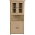 Archbold Furniture Pine Cabinets Solid Pine Corner Cabinet with 2 Adjustable Shelves
