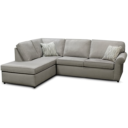 Contemporary 2-Piece Chaise Sectional Sofa