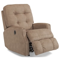Transitional Power Recliner with Tufting