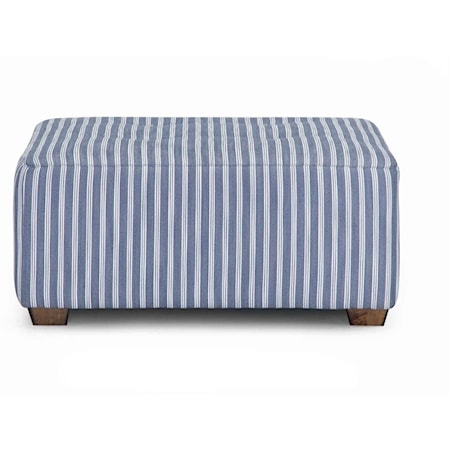 Button Tufted Square Ottoman