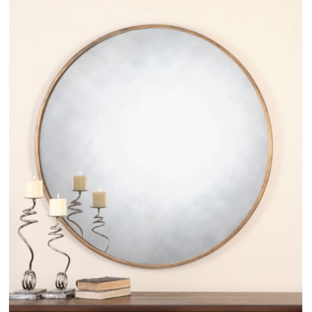 Junius Round Gold Mirror