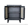International Furniture Direct Cosalá Black 2-Door Buffet with Storage
