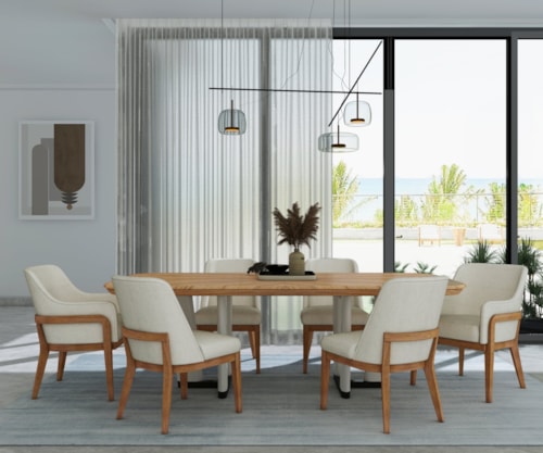 Contemporary 7-Piece Dining Set