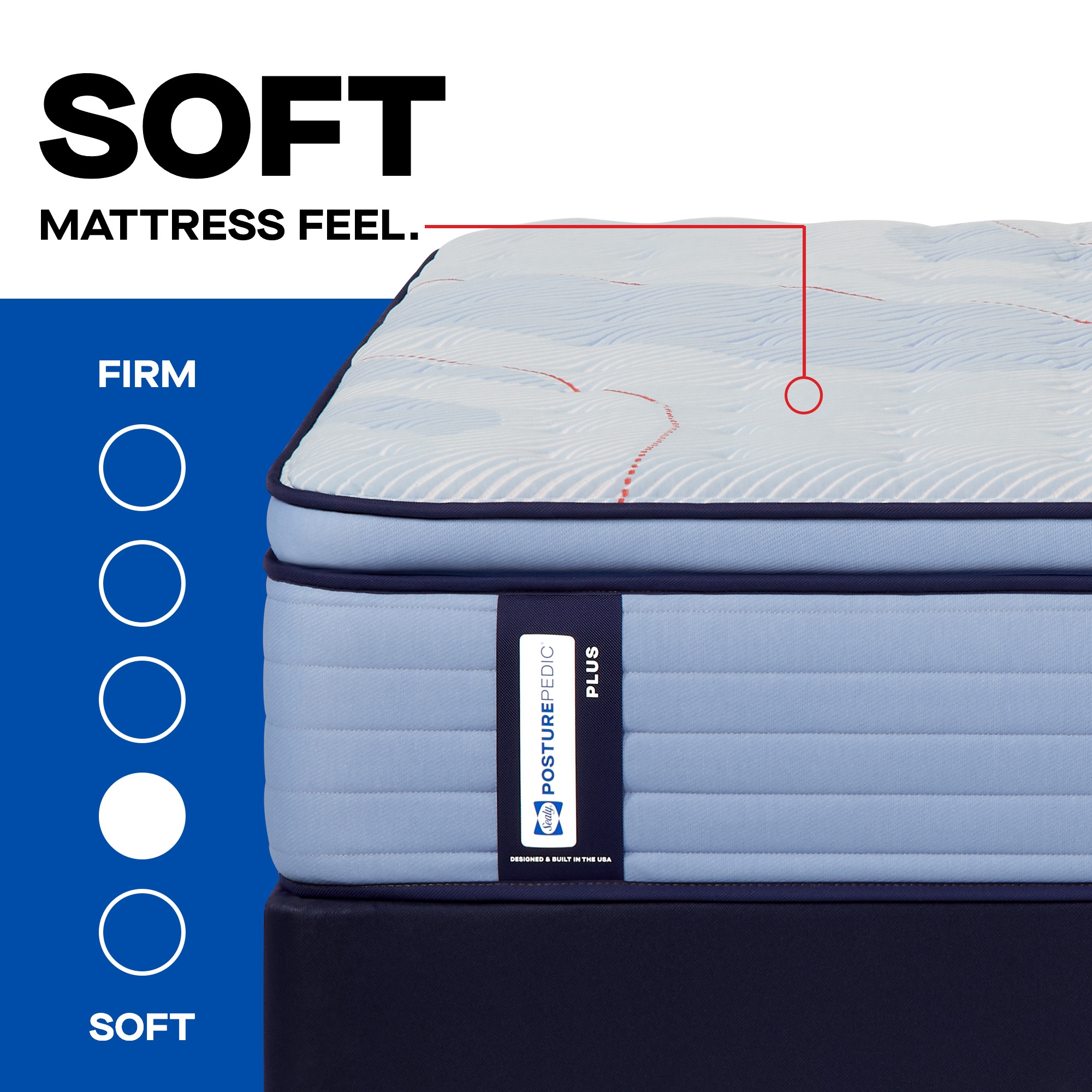 Sealy Posturepedic&#174; Plus Paterson II EPT Soft Paterson II Euro Pillow Top Soft King