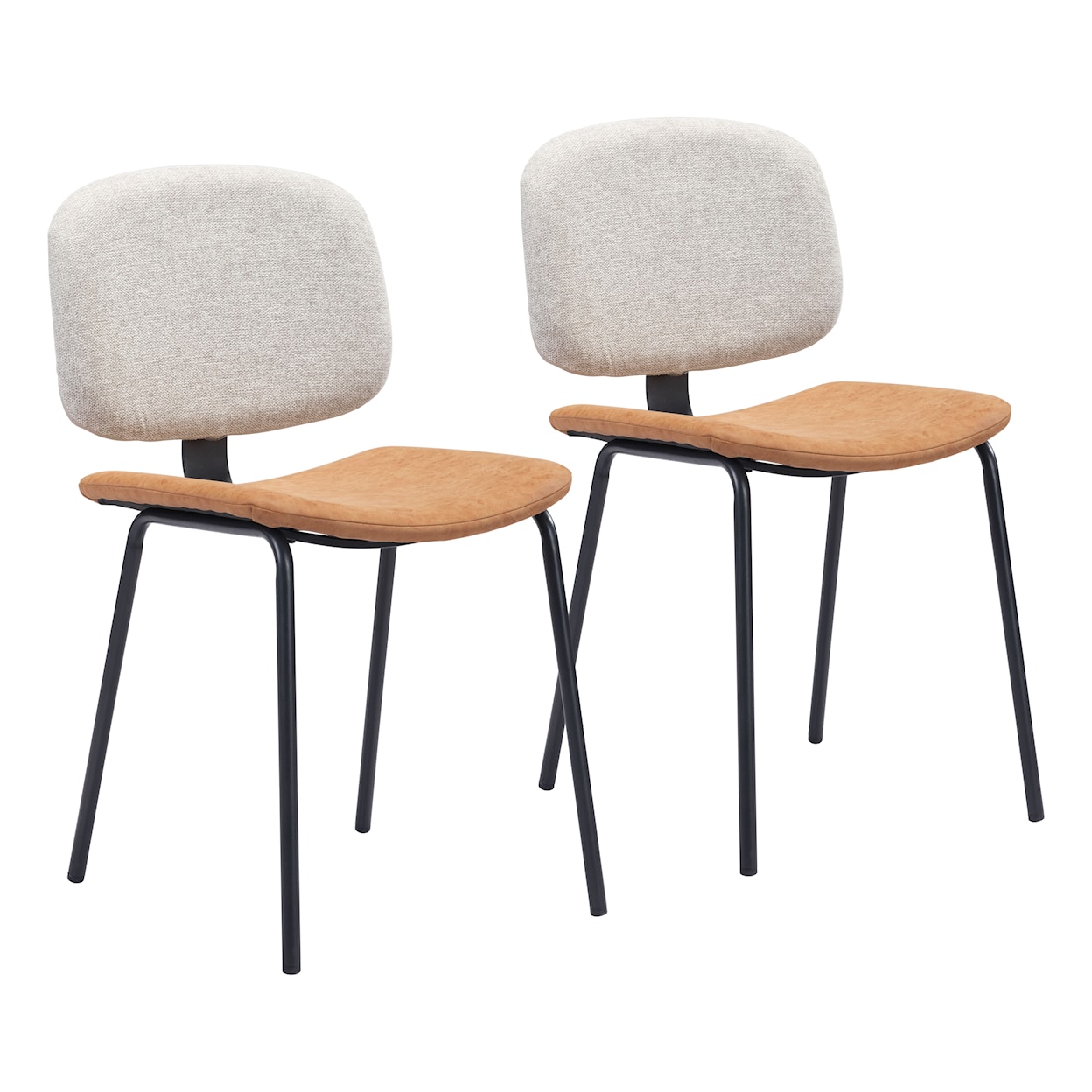 Zuo Worcester Dining Chair Set