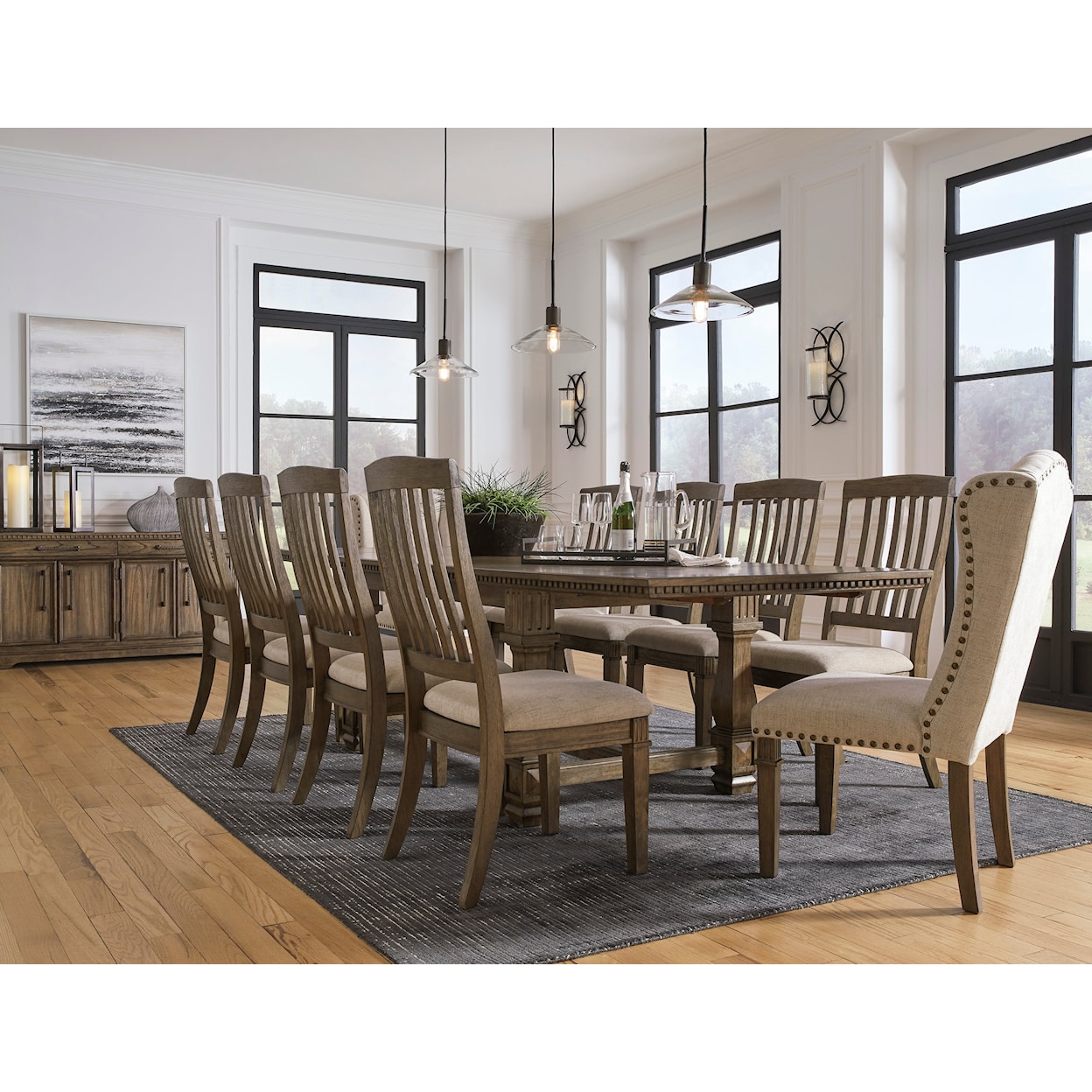 Ashley Furniture Signature Design Markenburg Dining Extension Table