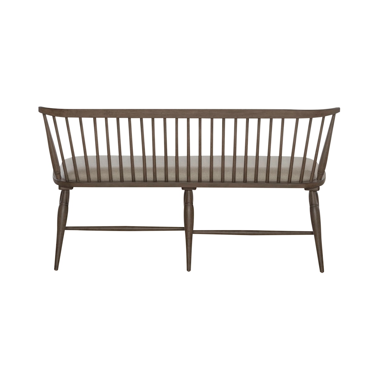 Liberty Furniture Americana Farmhouse Upholstered Windsor Bench