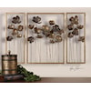 Uttermost Alternative Wall Decor Metal Tulips Set of 3