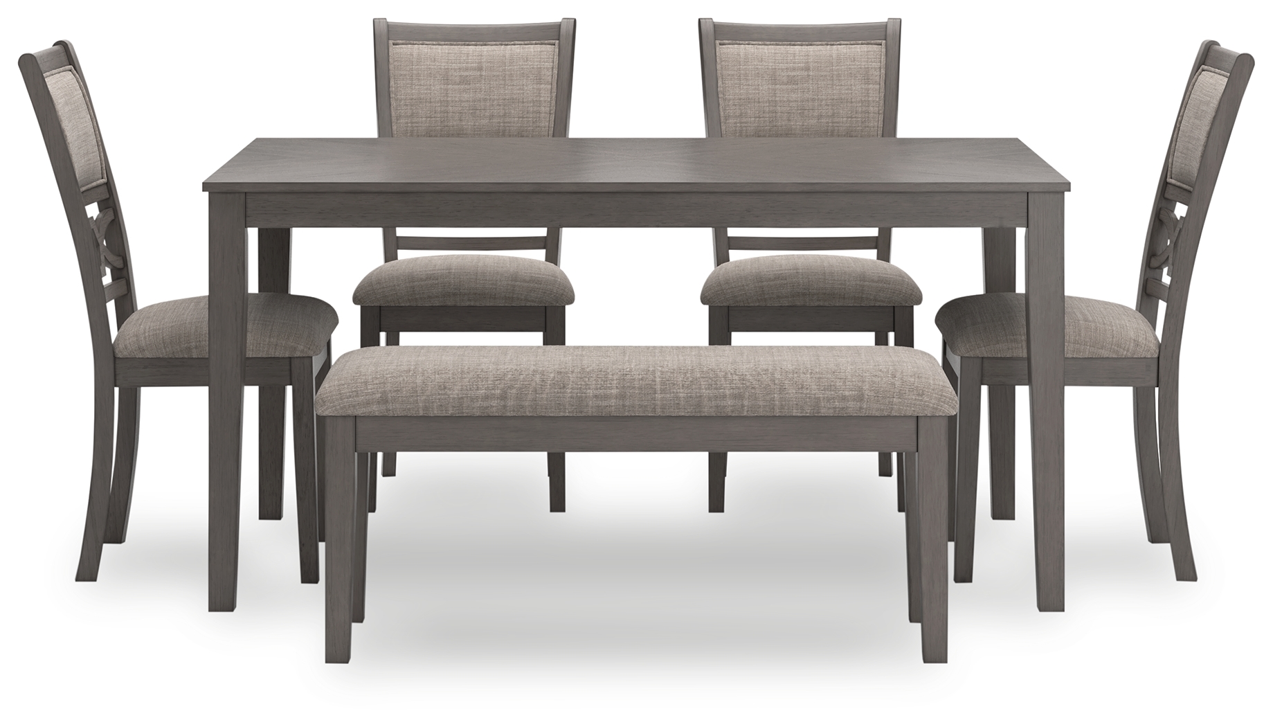 Signature Design by Ashley Wrenning Dining Room Table Set (Set Of 6)