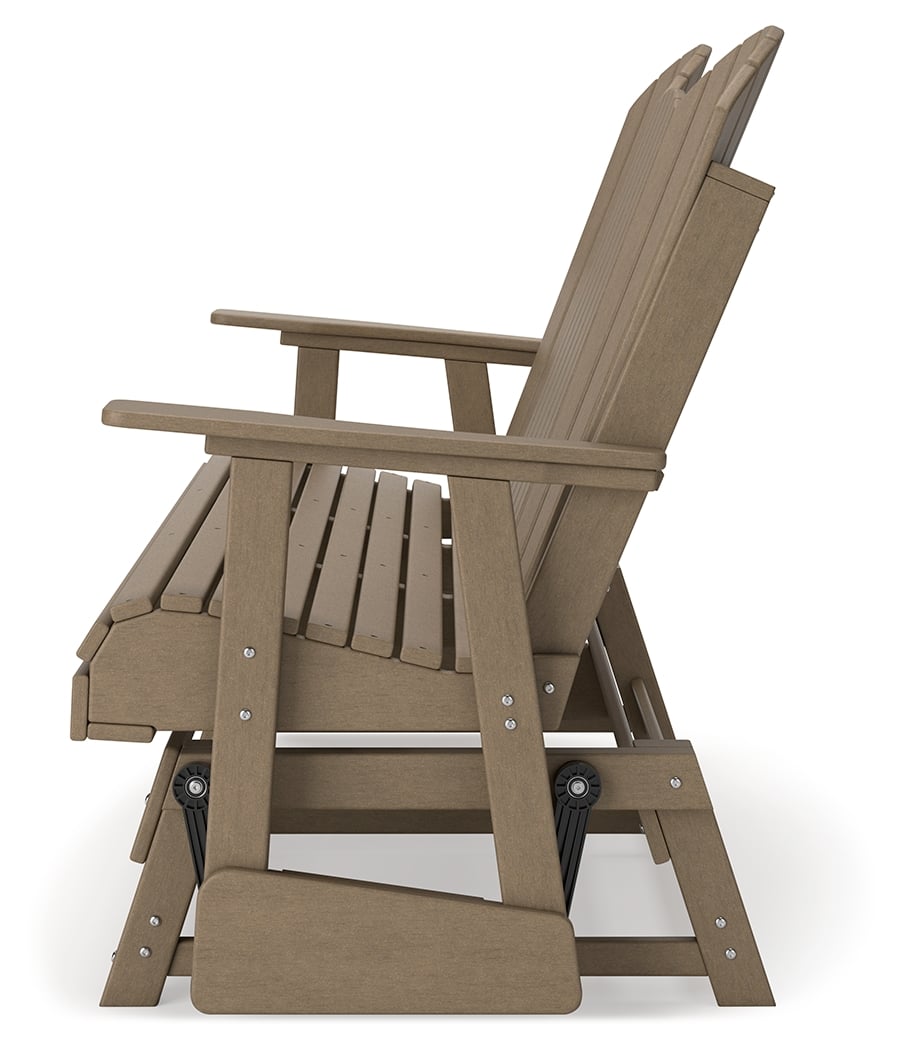 Signature Design by Ashley Hyland wave Outdoor Glider Loveseat