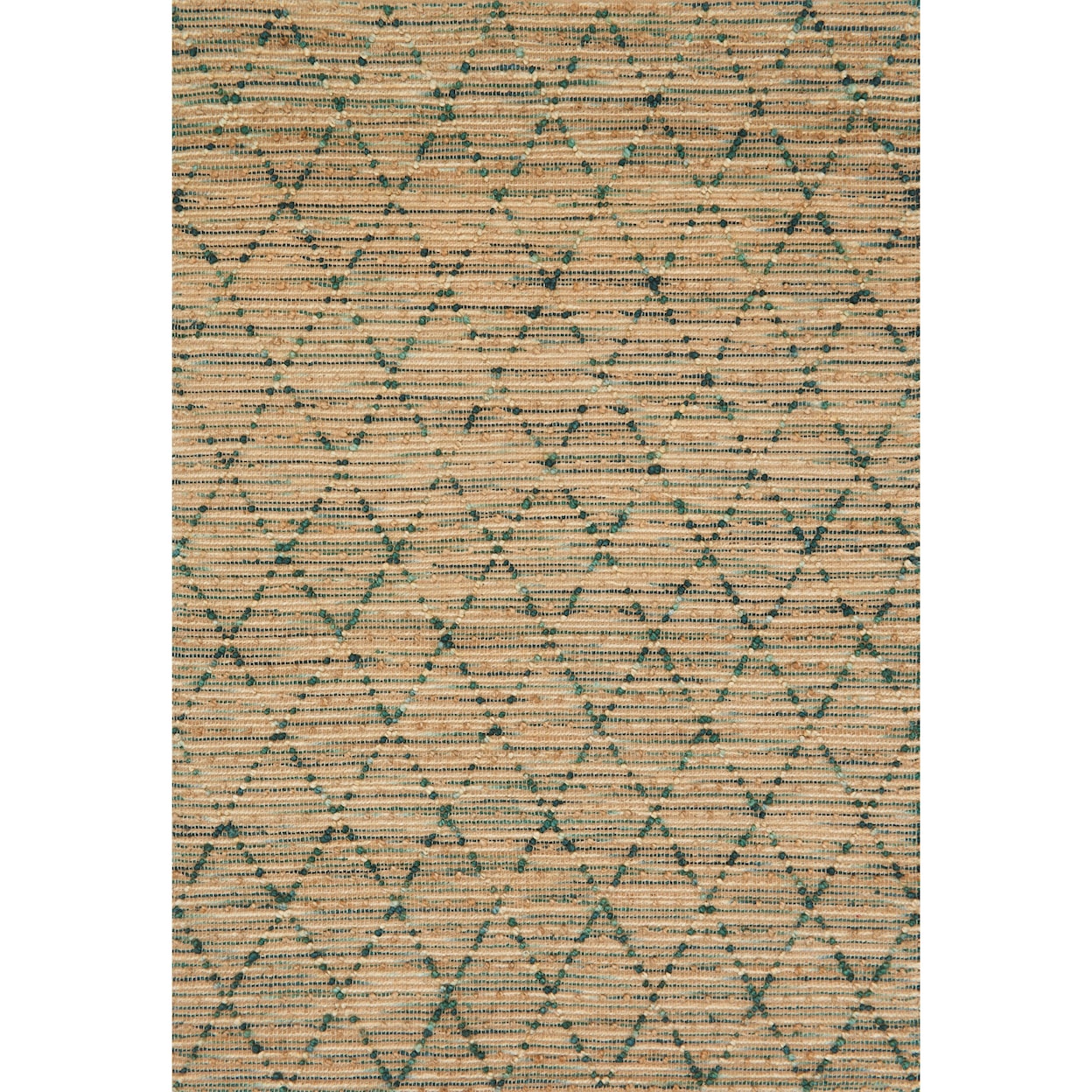 Loloi Rugs BEACON 1'6" x 1'6"  Aqua Rug