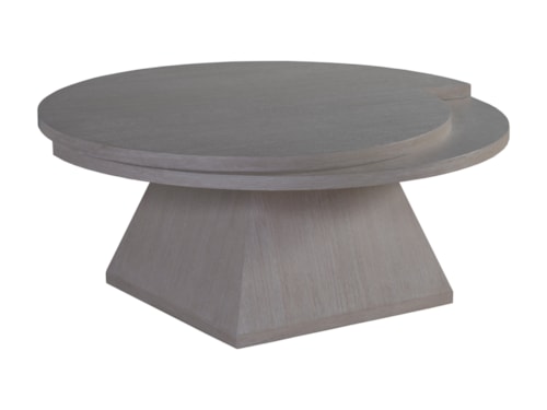 Contemporary Round Cocktail Table