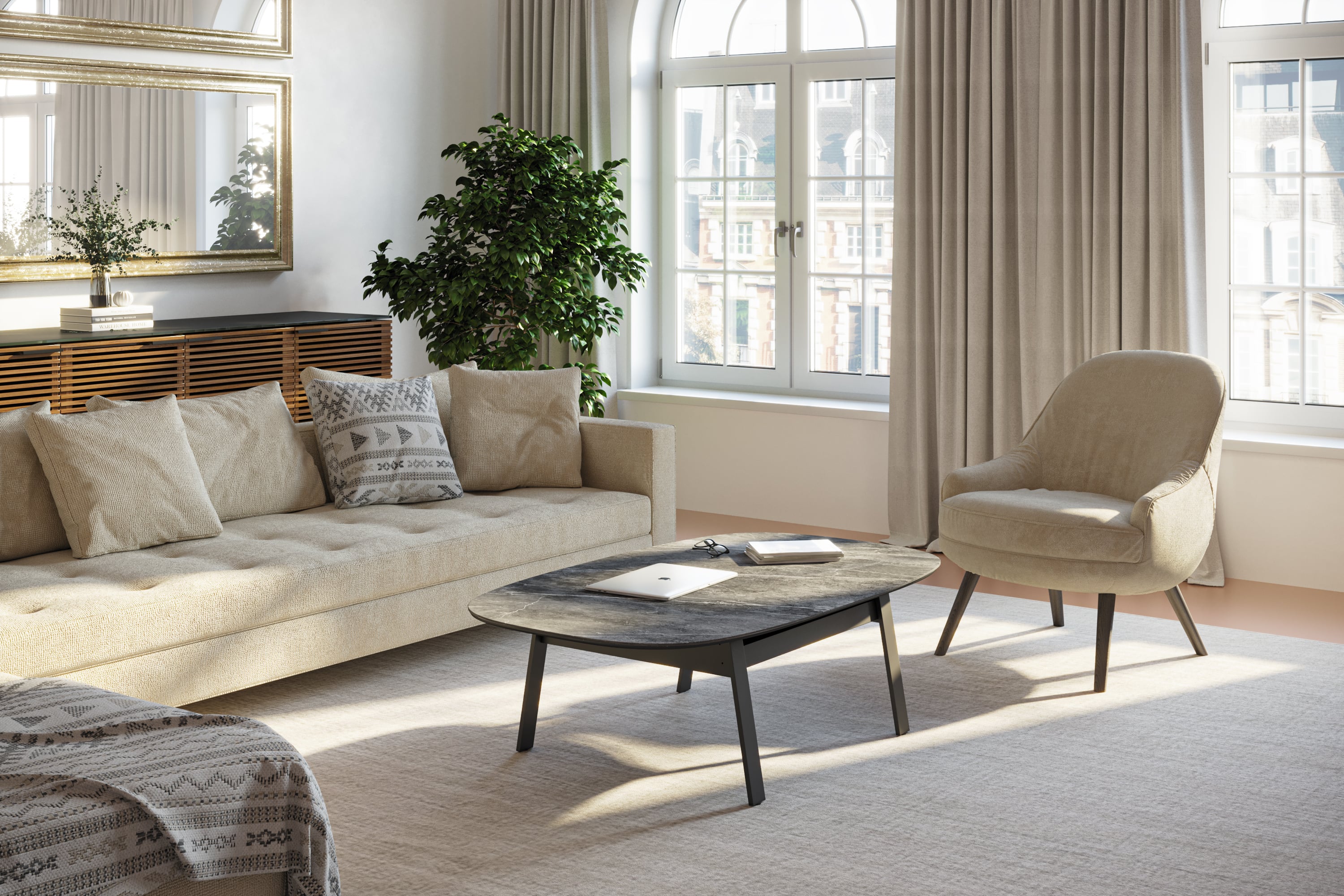 BDI Cloud 9 Lift Top Coffee Table