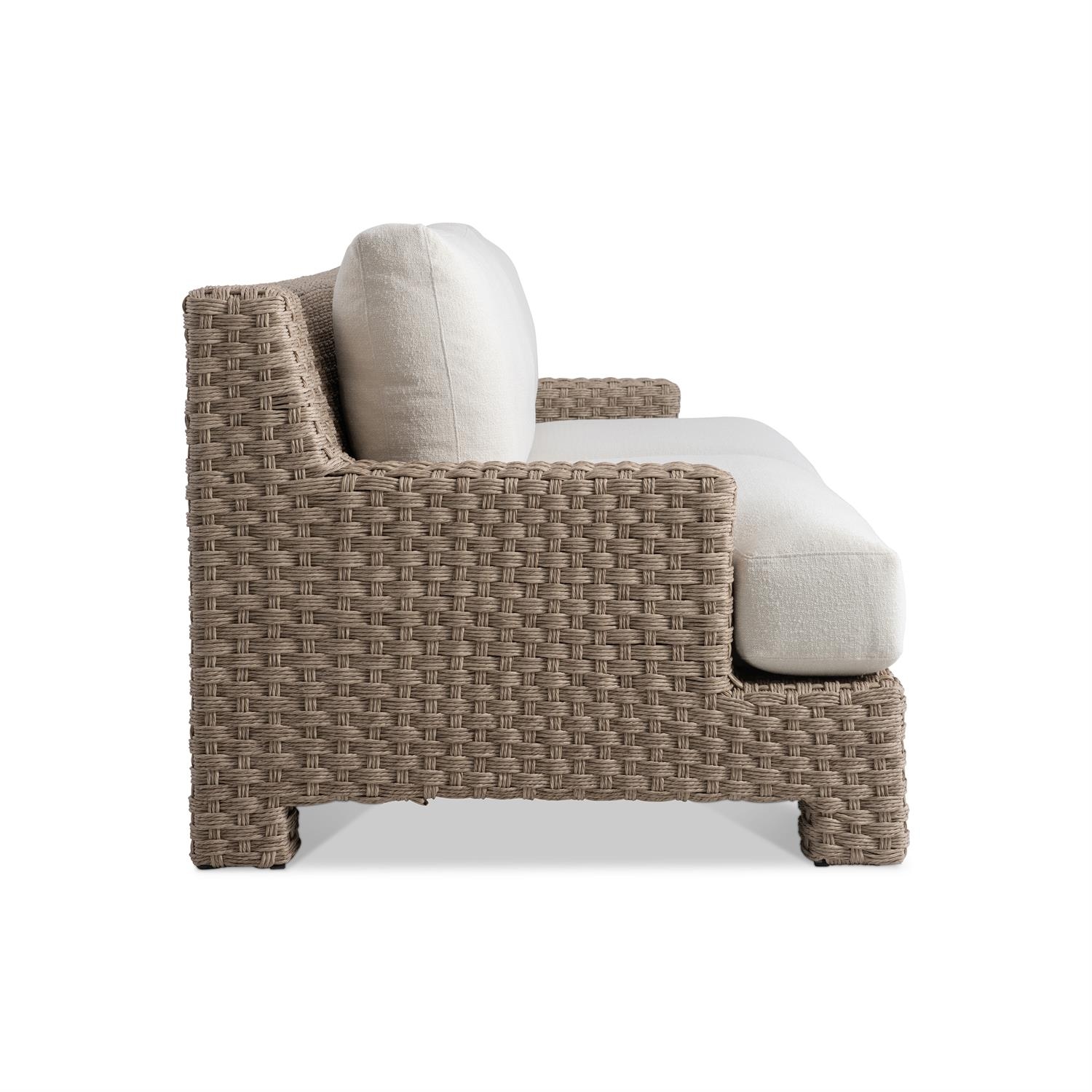 Woven Outdoor Sofa w/T-Cushions