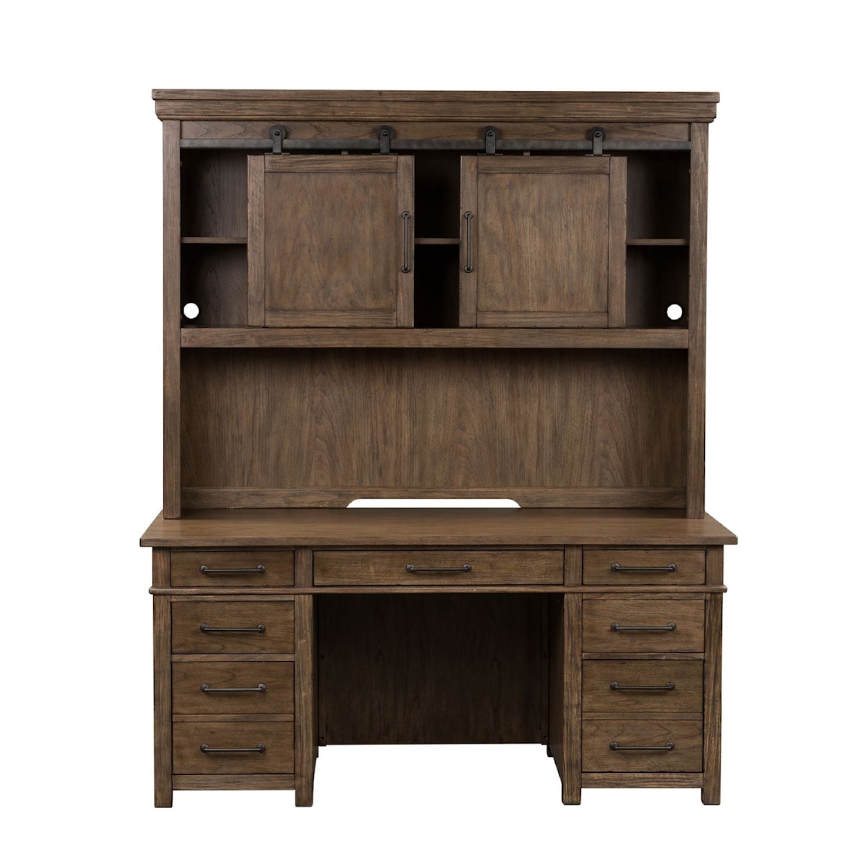 Liberty Furniture Sonoma Road Desk with Hutch