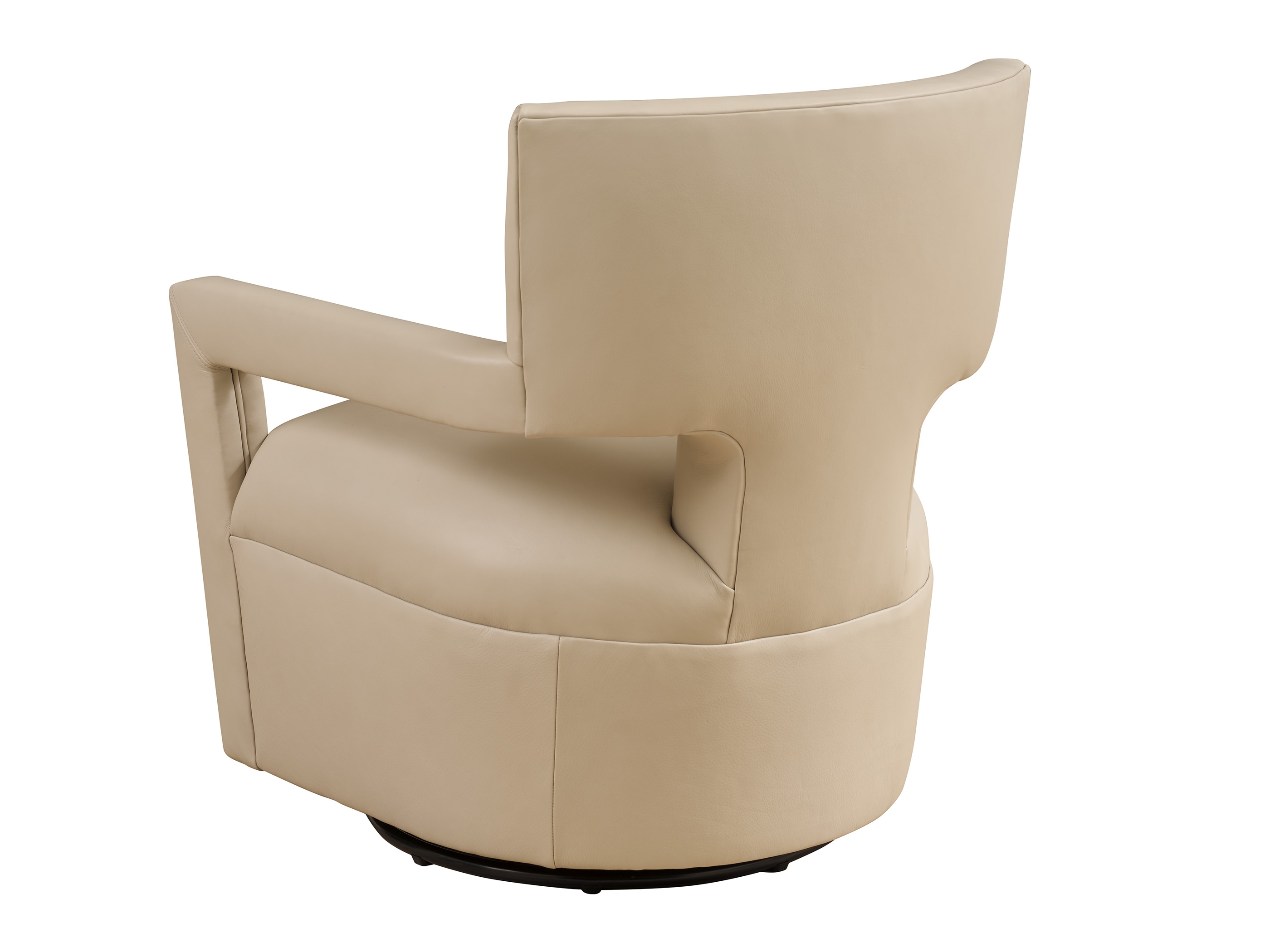 Woodside  Leather Swivel Chair
