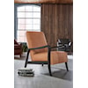 Best Home Furnishings Rybe Mid Century Modern Chair with Wood Arms